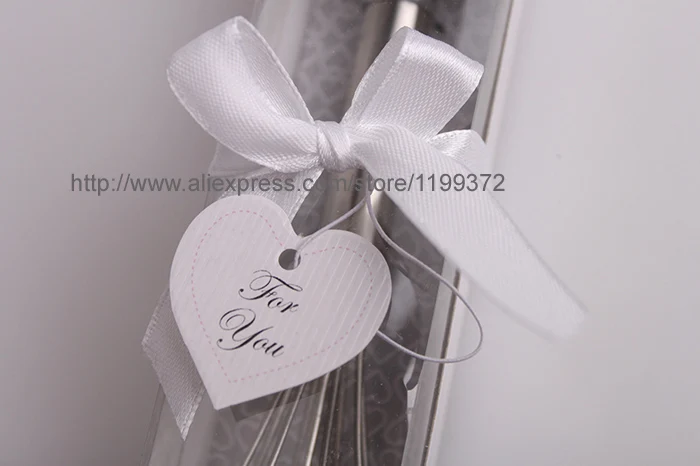 Венчик для яиц из нержавеющей стали в форме сердца гостей свадебные сувениры и