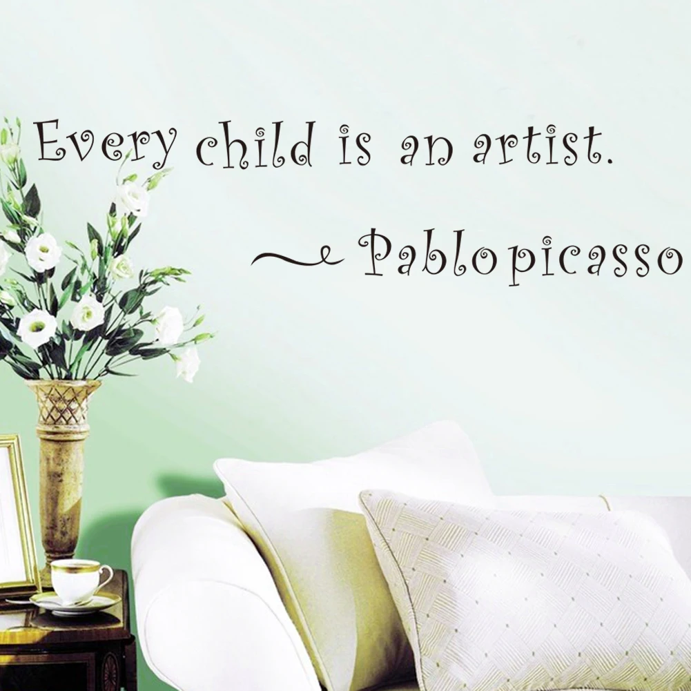 Креативная Настенная Наклейка с девизом для гостиной настенные наклейки