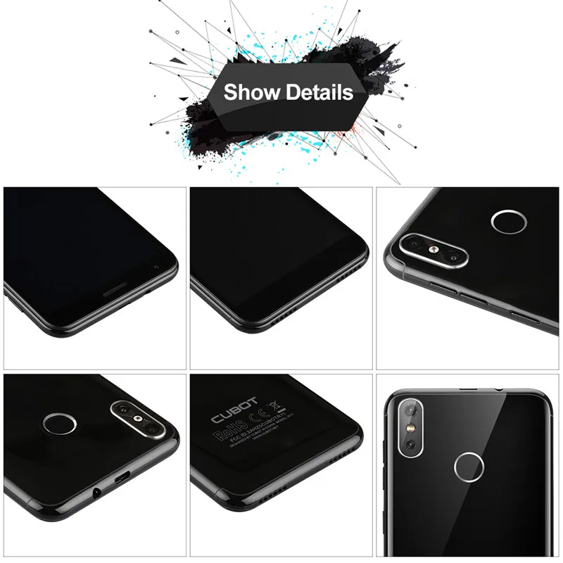 Cubot R11 18:9 5 ''HD Экран Android 8 1 MT6580 2 ГБ Оперативная память 16 Встроенная смартфон 2800