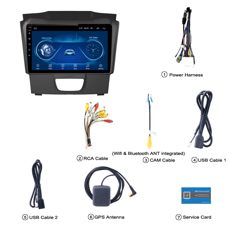 Ectwodvd 9 дюймов Andriod 8 1 Автомобильный gps навигация для Isuzu D MAX DMAX 2015 2018 автомобильный