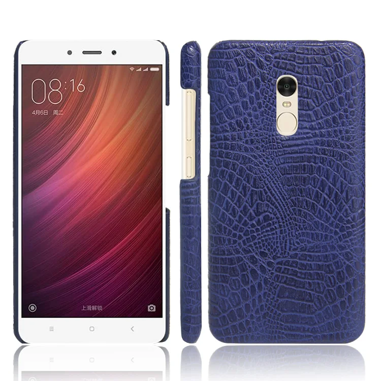 Роскошный кожаный чехол из крокодиловой кожи для XiaoMi RedMi Note 4 с узором