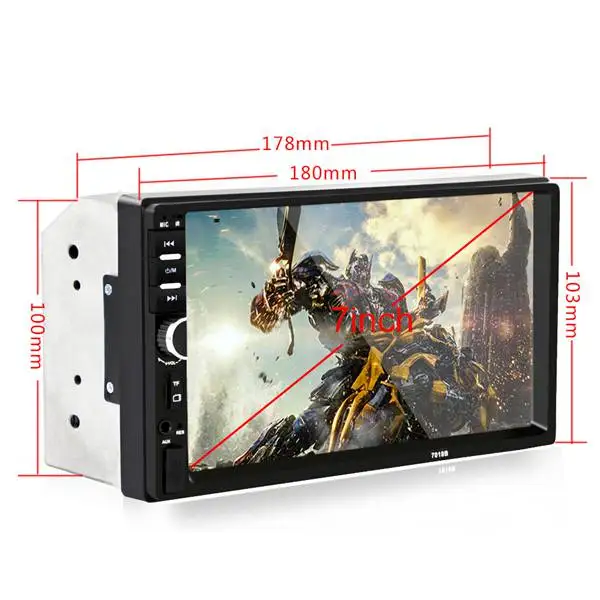 Новый 7 &quot2 Din сенсорный экран автомобильный MP5 плеер Bluetooth Стерео FM радио USB/TF AUX