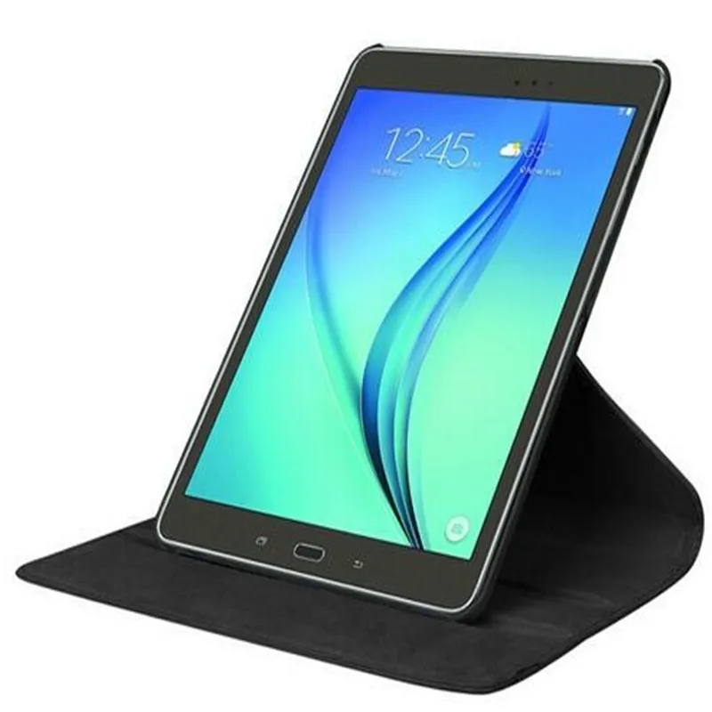 360 Вращающийся чехол из искусственной кожи для Samsung Galaxy Tab A 8 0 T350 T351 T355 роскошный с