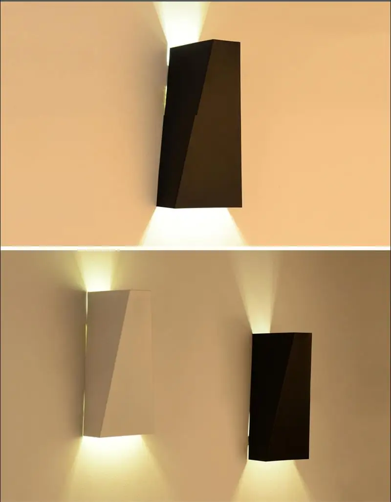 Современный светодиодный настенный светильник 10 Вт с двойной головкой и