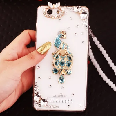 XSMYiss Luxury Rhinestone Diamond Ring Stands Crown Soft Case Cover For Xiaomi Redmi 5 6 4X 4A 5A 6A 8A Note 4 7 8 Pro |