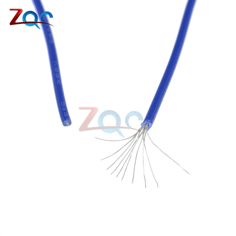 10 м 10 м UL-1007 24AWG Монтажный провод 80C/300 В шнур DIY электрический провод кабель красный/черный/синий/желтый 24 AWG