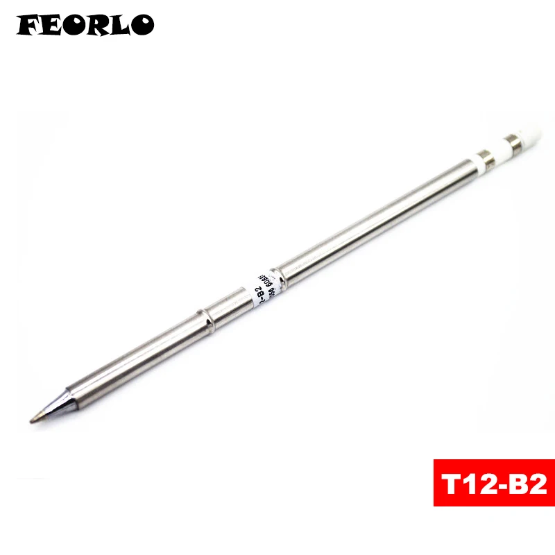 Feorlo 4 шт. T12-C4 T12-BC1 T12-C1 T12-D12 жало паяльника T12 серии для Hakko FX-950/FX-951 - Цвет: 4pcs B2