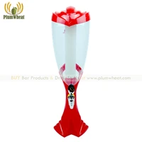 red 3 liters beer tower dispenser with led light ice tube bt72