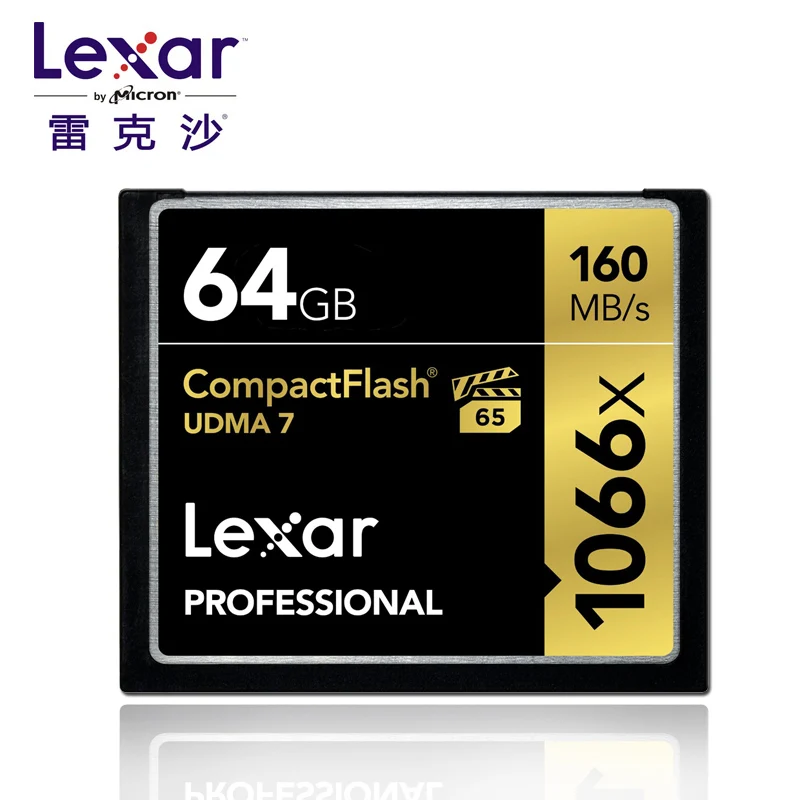 Акция! 32 Гб 64 128 ГБ Lexar профессиональная компактная флеш-карта 160 МБ/с./с CF карта