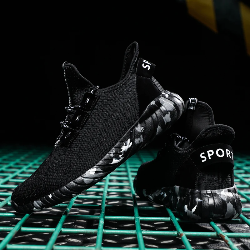 Ультра легкий большой размер Летающий воздушный носок с отверстием кроссовки