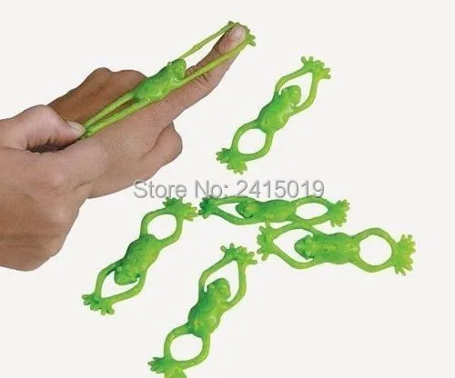 Бесплатная доставка дешево 100x стрейч липкая прыгающая лягушка стрельба пальцами