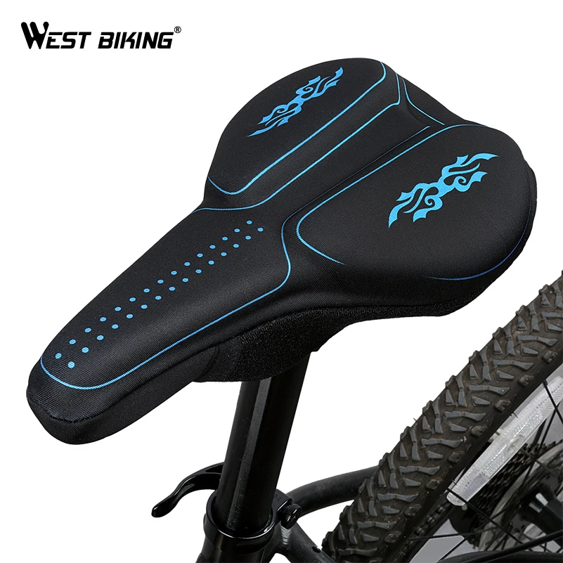 Чехол для велосипедного седла WEST BIKING силиконовый Противоскользящий чехол из