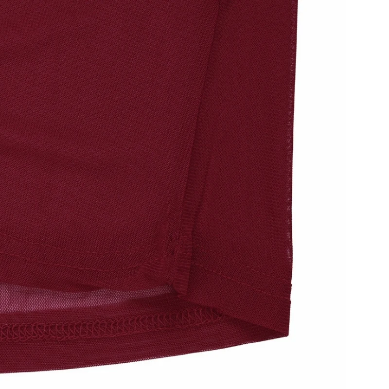 

Sexy Women Blouses See Through Transparent Mesh Long Sleeve Sheer Blouse Tops Tee