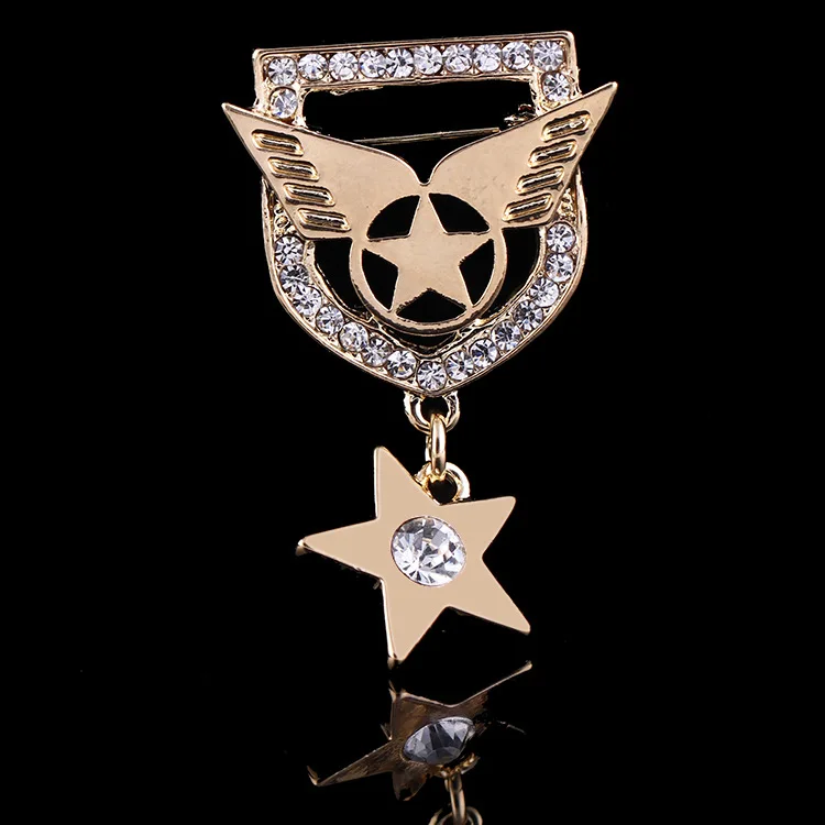 Вырез горловины главе брошь украшения для женщин/мужчин ювелирные изделия