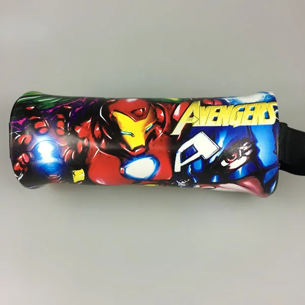 Comics Marvel, кожаный кошелек Супермен, Халк, Дэдпул, Капитан Америка, Человек-паук, Железный человек, ручка, сумки для карандашей, кошельки, Детский кошелек с аниме - Цвет: Оранжевый