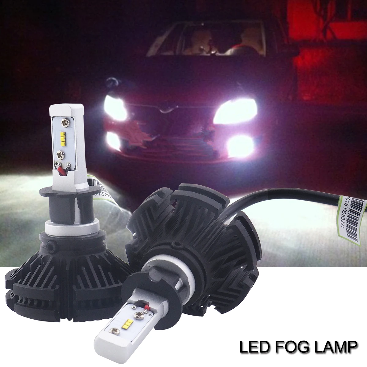 2 предмета 9 V 32 V Автомобильные фары H4 светодиодный H10 H8H3 H7 50 Вт 6000LM авто фары 3000 К 6500 8000 К лампочки z40