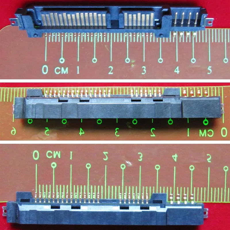 SATA разъем/вилка 4p + 22p адаптеры SSD/HDD SMT разъемы Локация Peg 4pin 7pin 15pin 26p | Компьютеры и