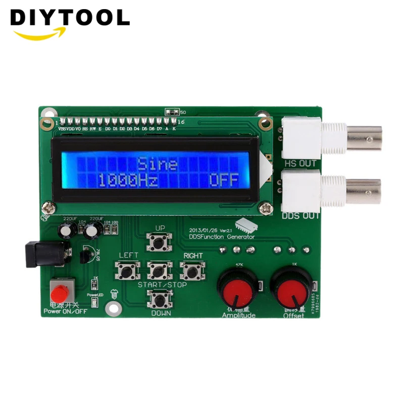 1 Гц-65534 Гц частотомер DDS Функция генератор сигналов diy kit генератор частоты модуль синуса прямоугольная Пилообразная Треугольники волна