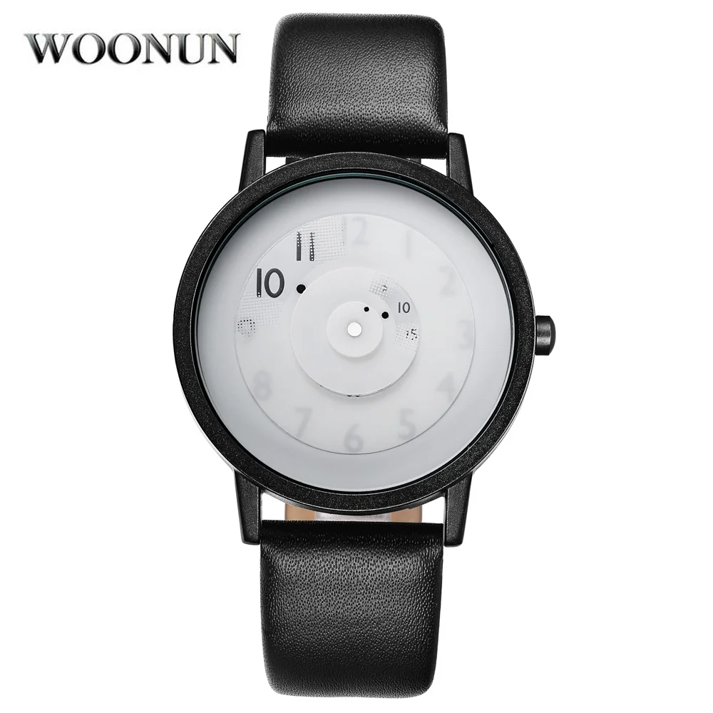 Модные креативные часы для мужчин 2020 роскошные брендовые кварцевые с кожаным