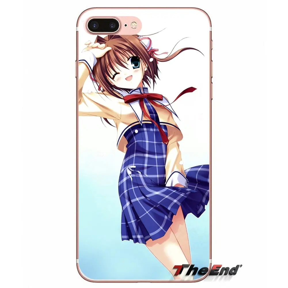 Милые Da Capo если аниме силиконовый чехол для телефона samsung Galaxy S2 S3 S4 S5 мини S6 S7 край