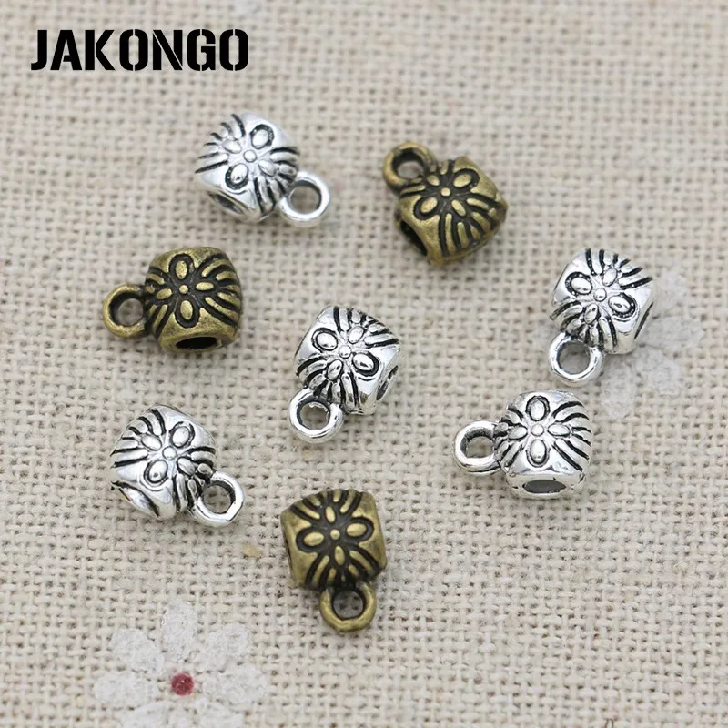 JAKONGO антикварные посеребренные соединительные бусины для изготовления