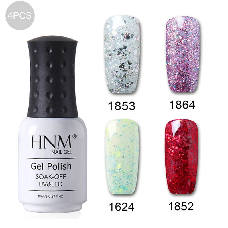 HOT SALE 4-3 HNM 8 мл замачиваемый УФ-гель для ногтей 58 цветов Гель-лак Гибридный Полупостоянный Гель-лак Esmalte Гель-лак чернила - Цвет: HOT SALE 4-3