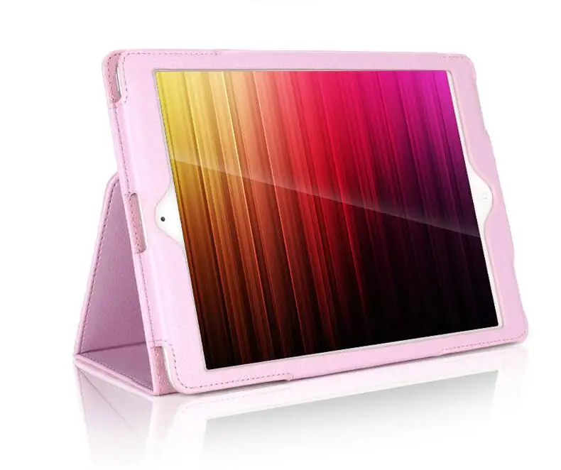 Для Apple iPad Air 1 чехол с откидной подставкой кожаный чехол для Apple iPad Air 1 планшет Capa Fundas Coque+ стилус защита экрана - Цвет: Розовый