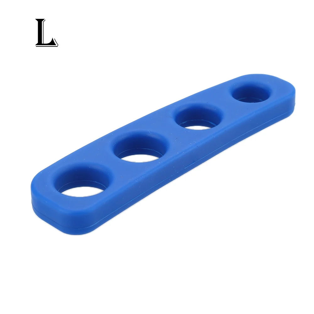 Blue-L Силиконовый фиксатор для стрельбы, баскетбольный мяч, тренировочный тренажер, аксессуары, трехточечный размер для детей, взрослых, мужчин, подростков - Цвет: Blue-L