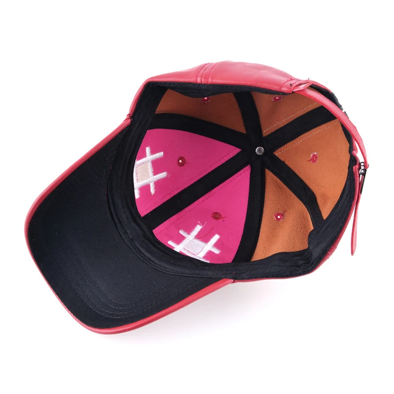 2017 шляпа летняя кожа бейсболка мужская кепка с прямым козырьком шляпы для