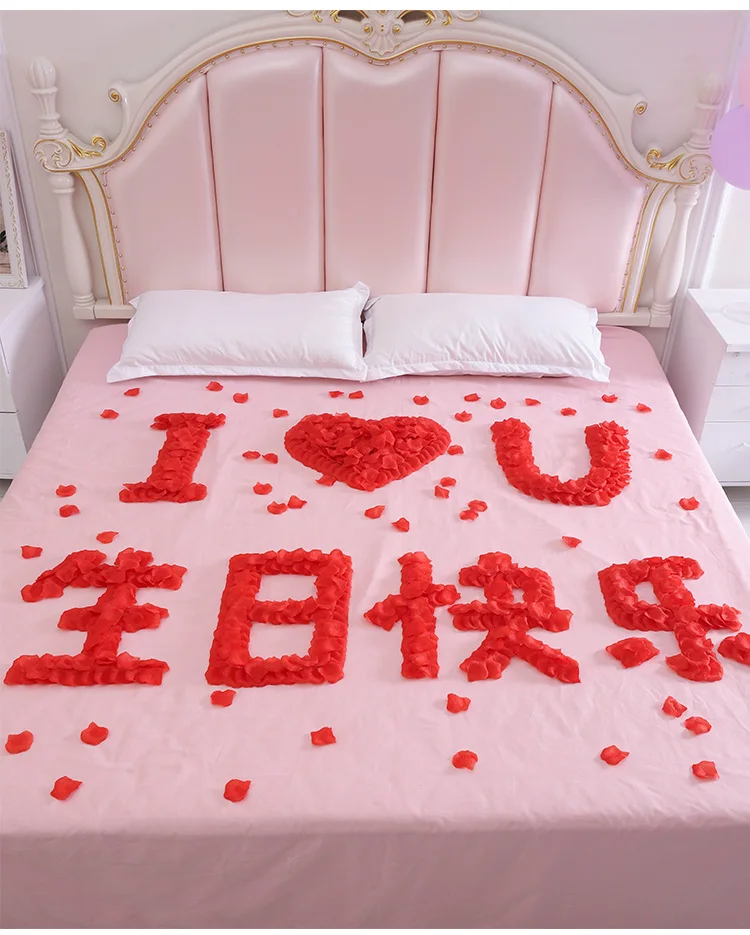 1000 шт./лот шелковые лепестки роз листьев свадебные принадлежности украшения