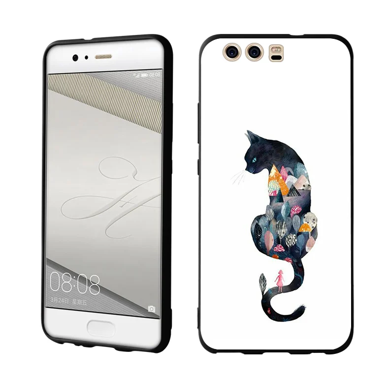Кошка Медведь телефон случаях Обложка для huawei P30 lite pro nova 3i Коврики 20 Чехол P smart 2019