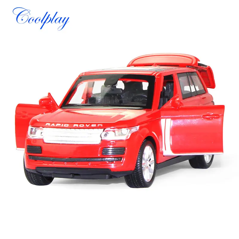 1:32 Range Rover Die-cast сплава внедорожник модель автомобиля с музыкой и светом модель автомобиля коллекционные игрушки Рождественский подарок для детей