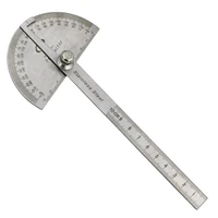 craftsman rule ruler machinist goniometer tool stainless steel protractor angle finder arm measuring round head general tool