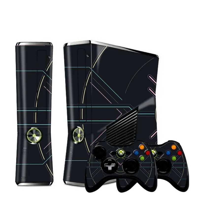 03 3D модель на заказ виниловая консоль чехол для microsoft xbox 360 тонкая кожа наклейки контроллер защитный для xbox 360 S - Цвет: 03
