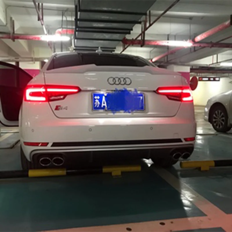 Дизайн для Audi A3 S3 8V спойлер задний багажник спойлер на крыше кабины черного и белого цвета или DIY цвета грунтовки краски