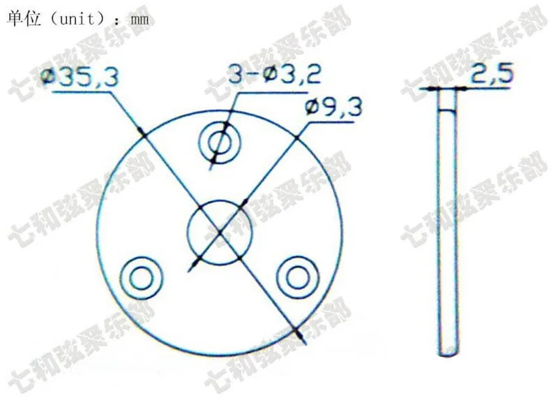 2 шт. черный круглый разъем гитарный 1/4 &quotгитарный пикап вход/выход розетка 6 35