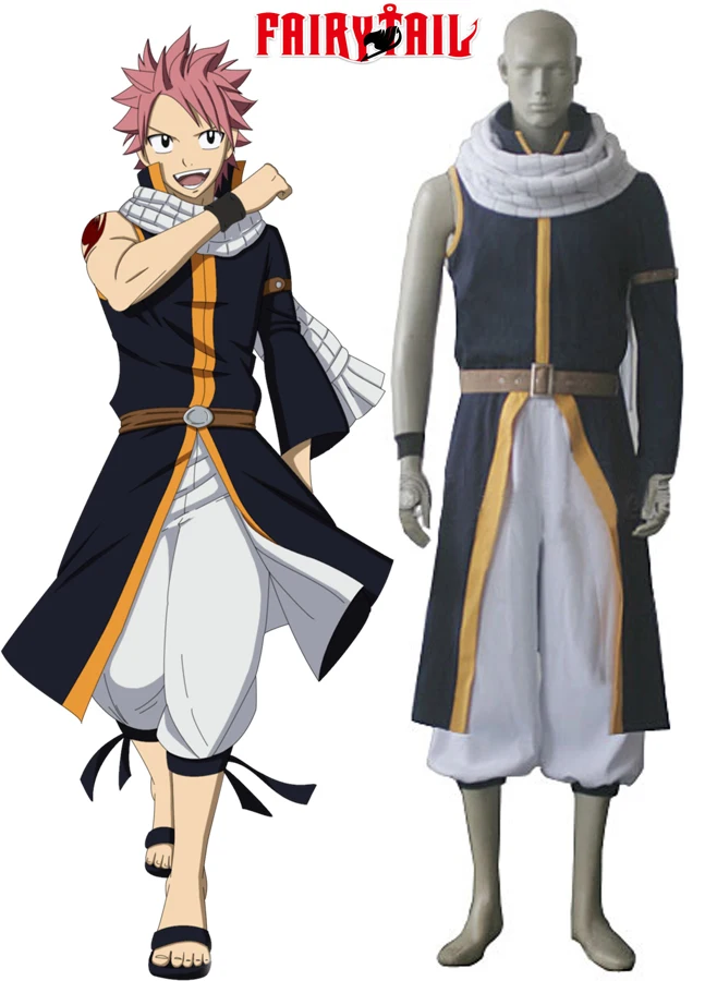 Серый Fullbuster Косплей Хвост Феи Дракон своих Нацу Dragneel после семи лет карнавальный