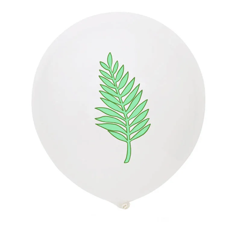 12 дюймов 10 шт. белые Гавайские летние латексные воздушные шары в виде фламинго с