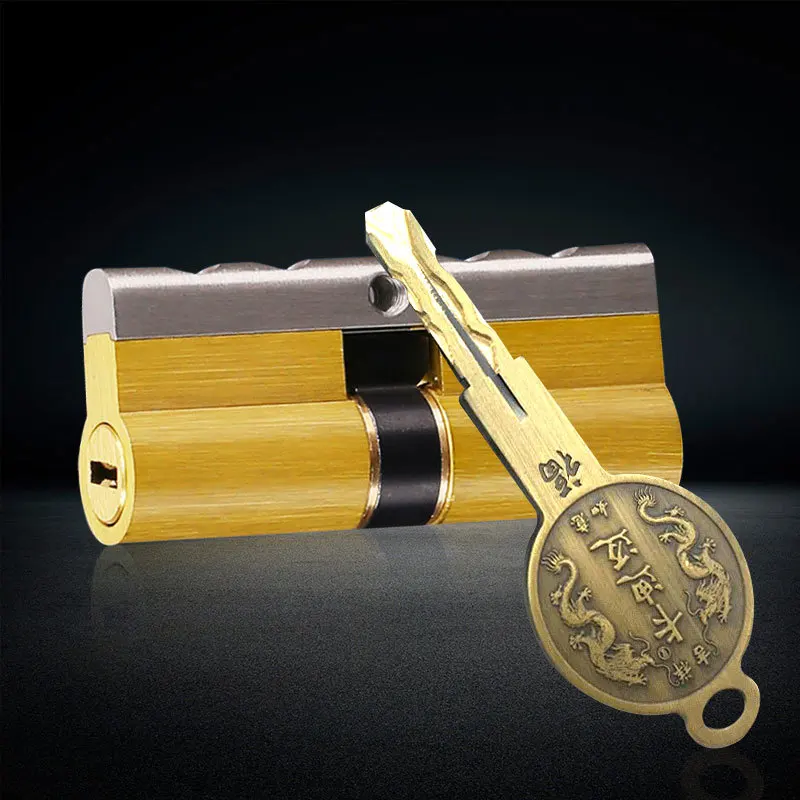 Замок для дверных замков цилиндр AB защита от кражи чистый латунный дверной замок