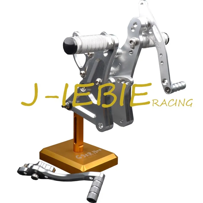 CNC гоночный Rearset Регулируемые задние комплекты подножки подходят для Buell XB9 XB12 XB9R