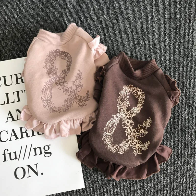 2018 New Design Pet Dog Clothes Summer Style Flower Printed Puppy Cat Clothing For Dogs Product Roupa Cachorro 10E | Дом и сад
