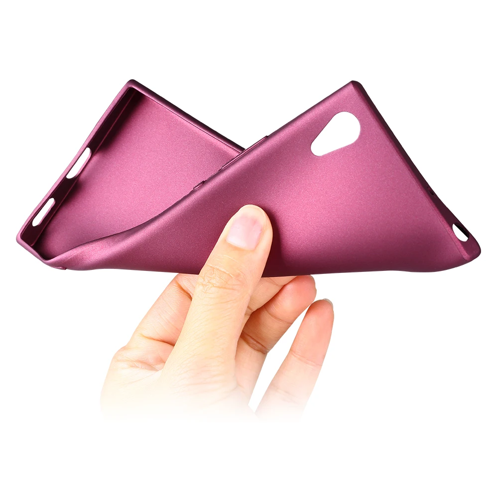 X-level мягкий матовый Силиконовый чехол для Sony Xperia XZ1 Compact задняя крышка Z5 Premium + z5 plus