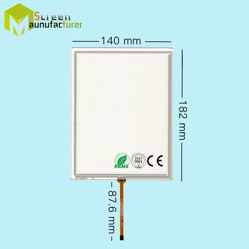 

Совершенно новый 8-дюймовый сенсорный экран 4:3, 4-контактный для фонарика AT080TN52 V.1 фонарь/B/фонарь/800*600/1024*768, панель дигитайзера