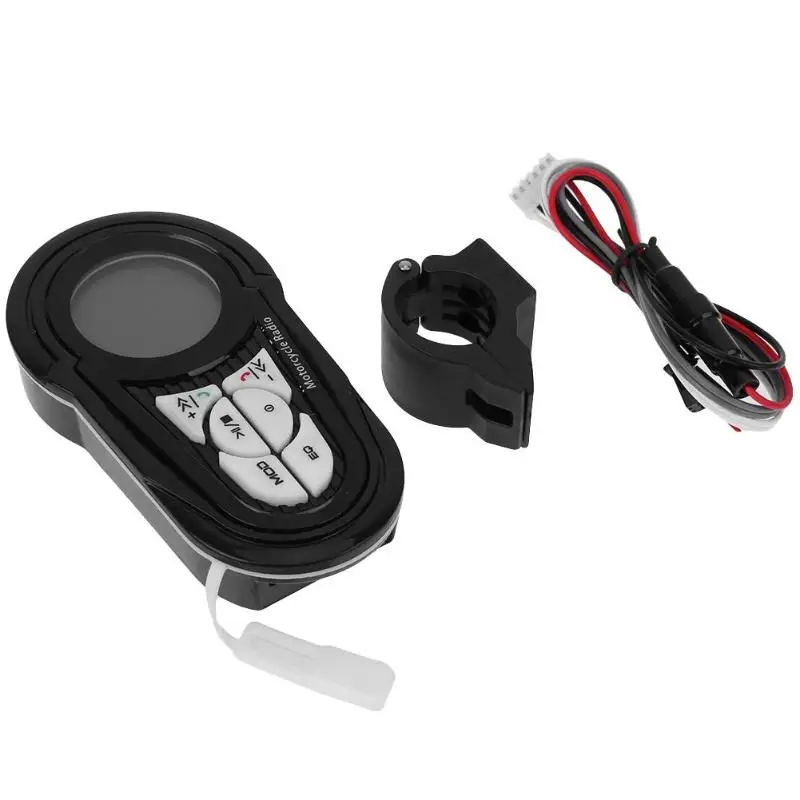 12 В мотоцикл Bluetooth Handsfree аудио система fm-радио Анти-Вор устройство с 2 усилителем динамик громкий динамик Мотоциклетные аксессуары