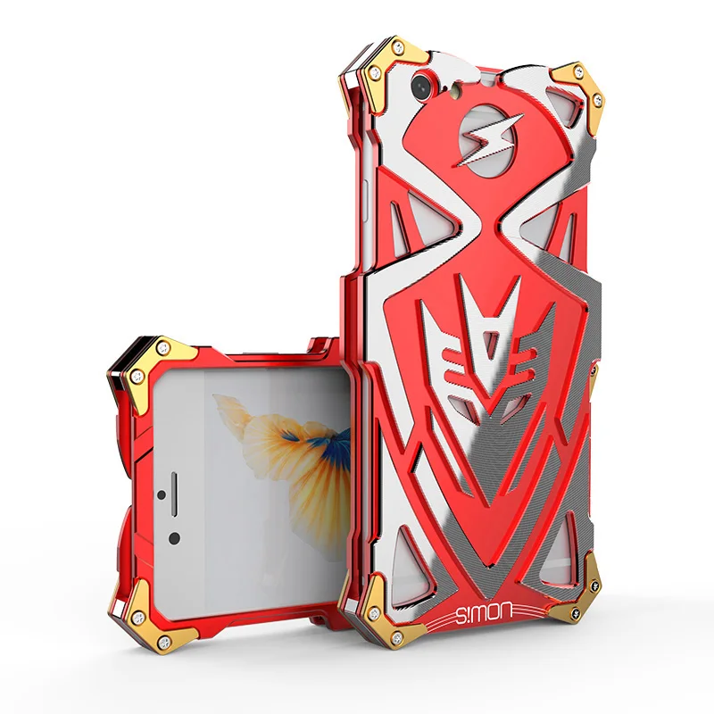 Роскошный чехол Thor 2 0 II для iPhone 7 Plus металлический алюминиевый Прочный