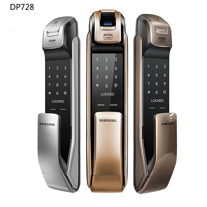 SAMSUNG SHP DP728 без ключа Bluetooth отпечаток пальца PUSH PULL двухсторонний цифровой дверной