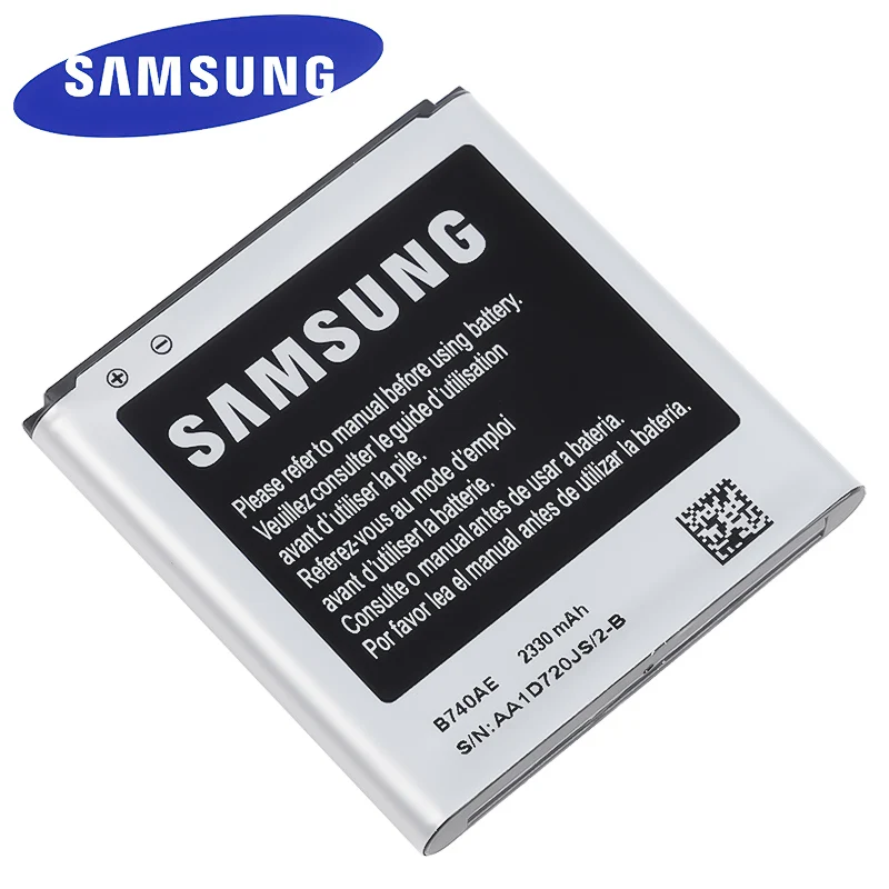 100% оригинальный Samsung батарея для Galaxy S4 зум C101 C105 C105K C105A C101L C101S B740AC 2330 мА-ч |