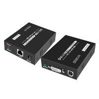dvi extender 120m dvi over single cat5e cat6 ethernet cable dvi kvm extender support mouse control multimedia