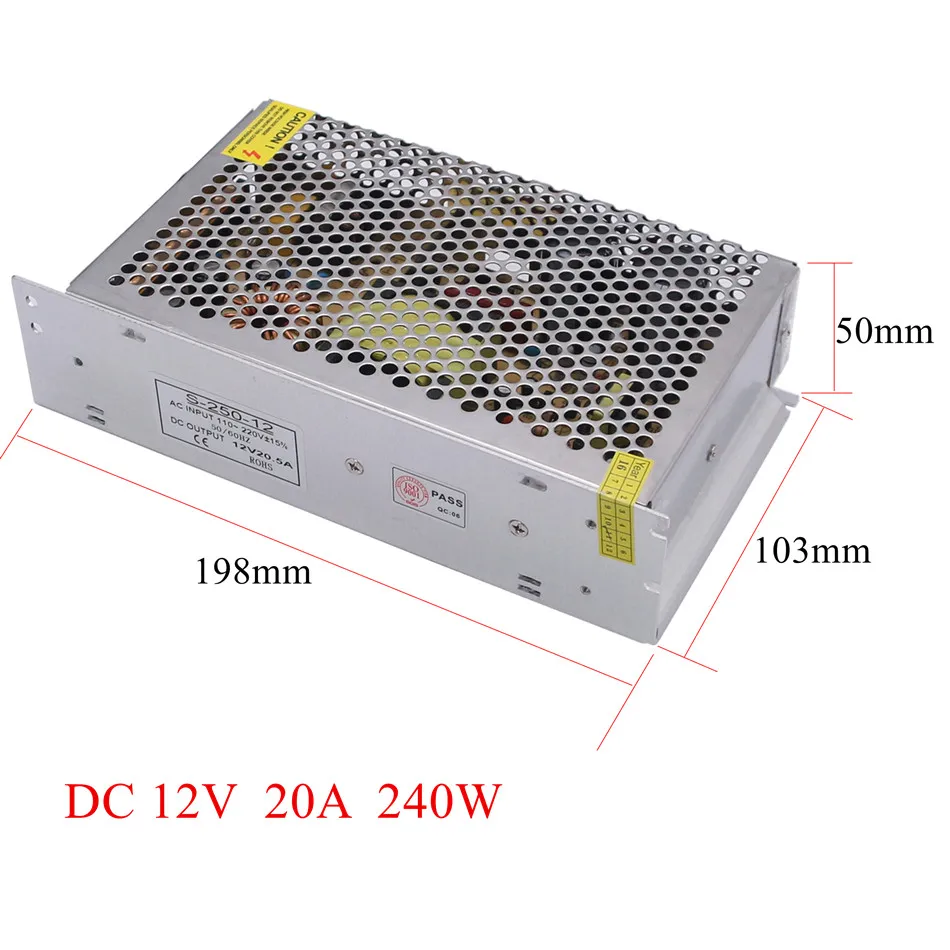 BEILAI AC 110 V 220 DC/DC 12V LED трансформаторы 1A 3A 5A 8A 10A 20A 30A светодиодный свет драйвер для