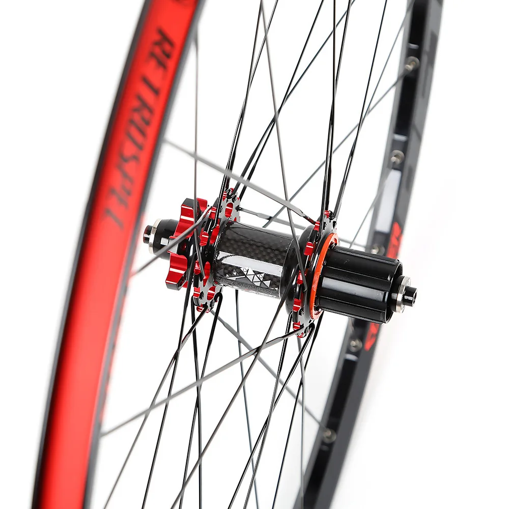 STK275 Aluminum Alloy 27.5Inch Wheelset Mountain Bike Rim Sealed Bearing Carbon Fiber Hub With Anti-cursor Wheel Set | Спорт и